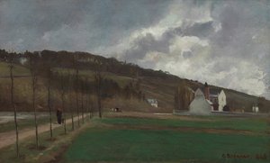 The Banks of the Marne in Winter, 1866 by Camille Pissarro