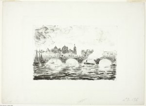 The Houses of Parliament, London by Camille Pissarro