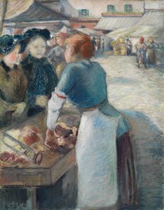 The Market Stall by Camille Pissarro
