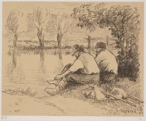 The Tramps by Camille Jacob Pissarro