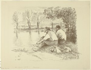 Tramps by Camille Pissarro