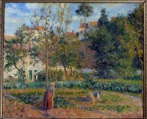 Vegetable Garden at the Hermitage, Pontoise by Camille Jacob Pissarro