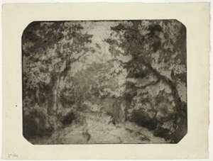 Wooded Lane at Pontoise