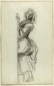 Study of a Peasant Girl by Camille Roqueplan