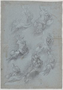 Studies for the Virgin and Child by Camillo Boccaccino