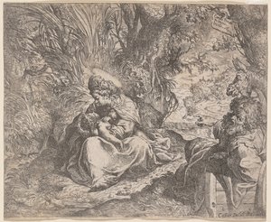 The Rest on the Flight into Egypt by Camillo Procaccini