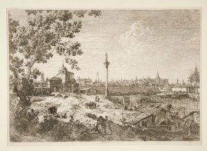 Imaginary View of Padua, from the series Vedute (Views) by Canaletto (Giovanni Antonio Canal)