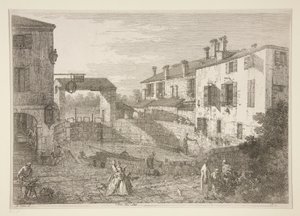 The Locks of Dolo, from the Series Vedute (Views) by Canaletto (Giovanni Antonio Canal)