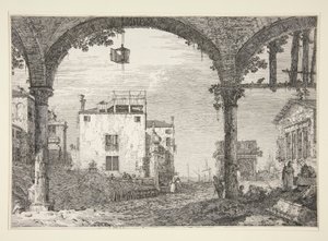The Portico with the Lantern, from the series Vedute (Views)