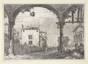The Portico with the Lantern, from the series Vedute (Views)