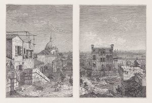 The House with the Inscription, from the Series Vedute (Views) by Canaletto (Giovanni Antonio Canal)