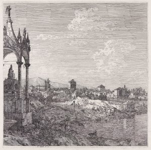 View of a Town with a Bishop