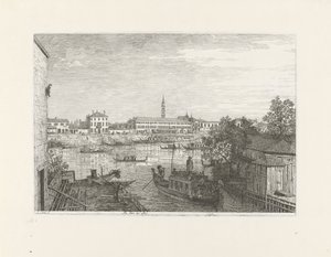 Landing Place at Dolo by Canaletto