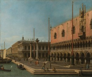 Capriccio View of the Molo and the Palazzo Ducale