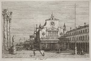 Imaginary View of S. Giacomo di Rialto by Canaletto