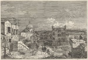 Imaginary View of Venice, 1741 by Canaletto