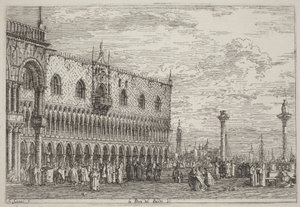 The Stone of the Proclamation. V. by Canaletto