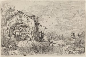 Landscape with a Woman at a Well