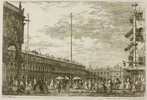 Le Procuratie Niove and S. Ziminian V, from Vedute