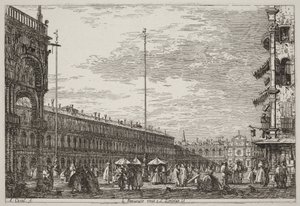 The New Procuratie and S. Ziminian V. [upper right] by Canaletto