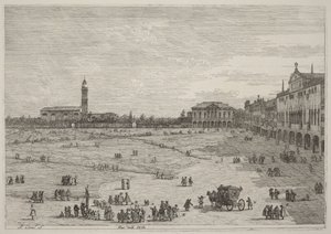 Pra della Valle by Canaletto