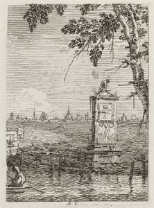 The Little Monument, c. 1735-1746 by Canaletto