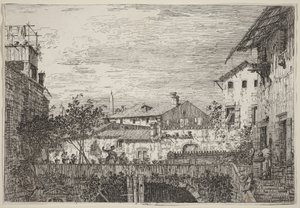 The Terrace by Canaletto