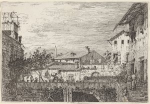 The Terrace by Canaletto