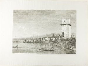 The Tower of Malghera, from Vedute