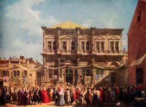 Venice: The Feast Day of Saint Roch by Giovanni Antonio Canal