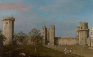 Warwick Castle, East Front from the Courtyard, 1752