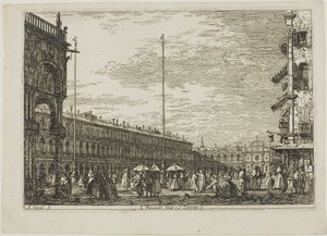 The Procuratie Nuove and S. Ziminian V., from Vedute