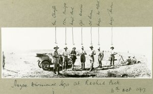 ANZAC Divisional Headquarters at Rashid Beck, October 1917 by Capt. Arthur Rhodes