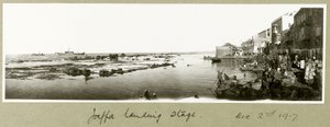 Jaffa Landing Stage, 2nd December 1917 by Capt. Arthur Rhodes