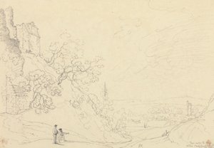 From under the Keep within Carisbrooke Castle, 18 May 1829