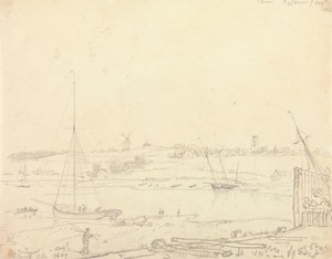 Medina, East Cowes Side, 7 August 1826 by Capt. Thomas Hastings