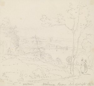 Memo of Medina River, Isle of Wight by Capt. Thomas Hastings