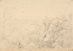 Sketch of Chudleigh Rocks, Devon
