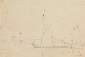 Sketch of a Sailing Boat