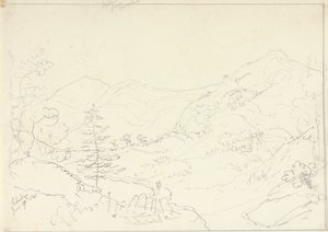 Skiddaw from Borrowdale, Saturday 27 June, 1835