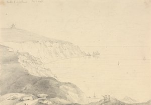 The Needles and Lighthouse, Isle of Wight by Capt. Thomas Hastings