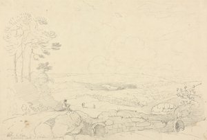 Within the Walls of Carisbrooke Castle, Isle of Wight, June 1829 by Capt. Thomas Hastings