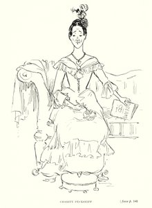Dickens character: Charity Pecksniff by Captain Edward Henry Handley Read