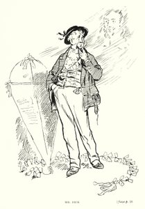 Mr Dick (litho) by Captain Edward Henry Handley Read