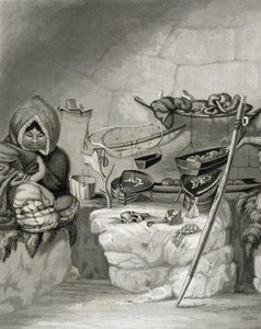 Interior of an Eskimo Snow Hut
