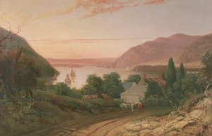 Hudson River with a Distant View of West Point by Captain Seth Eastman