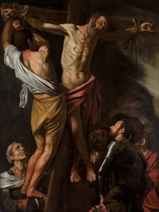 The Crucifixion of Saint Andrew by Michelangelo Merisi da  Caravaggio