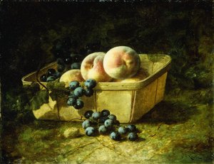 Peaches and Grapes by Carducius Plantagenet Ream