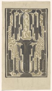 Decorative Design by Carel Adolph Lion Cachet