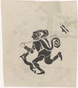 Decorative Design with Hare Hunter